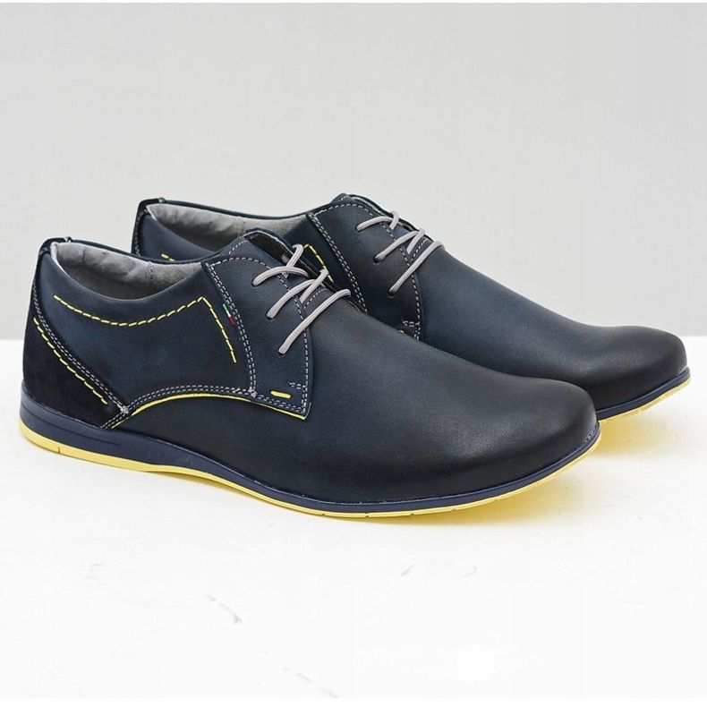 Gino Tuzzi Zapatos Badoo Casual Hombre Azul Marino 1