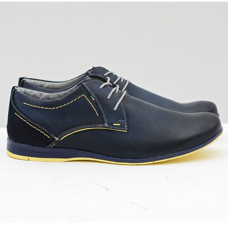 Gino Tuzzi Zapatos Badoo Casual Hombre Azul Marino 2
