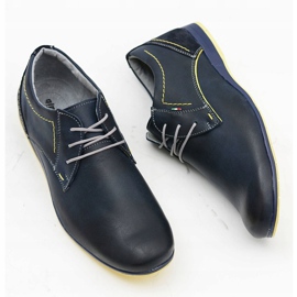 Gino Tuzzi Zapatos Badoo Casual Hombre Azul Marino 4