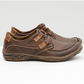 KOMODO Zapatos marrones de cuero para hombre Elton marrón 2 KOMODO Zapatos marrones de cuero para hombre Elton marrón 2