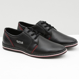 Joker Zapatos de hombre de cuero negro de Marko 1