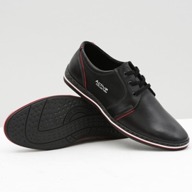 Joker Zapatos de hombre de cuero negro de Marko 4