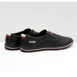 Joker Zapatos sin cordones negros de cuero para hombre Mello 3