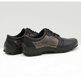 Joker Zapatos negros de cuero clásico para hombre Favello 3
