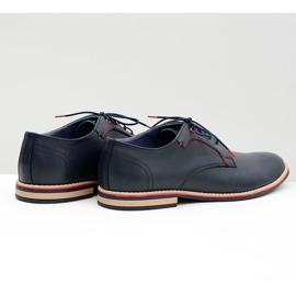 Bednarek Polish Shoes Zapatos Brogues para Hombre Bednarek Elegant Leather Azul Marino Pietro 3