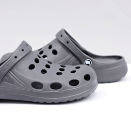 Flameshoes Sandalias Chanclas Hombre Gris 4