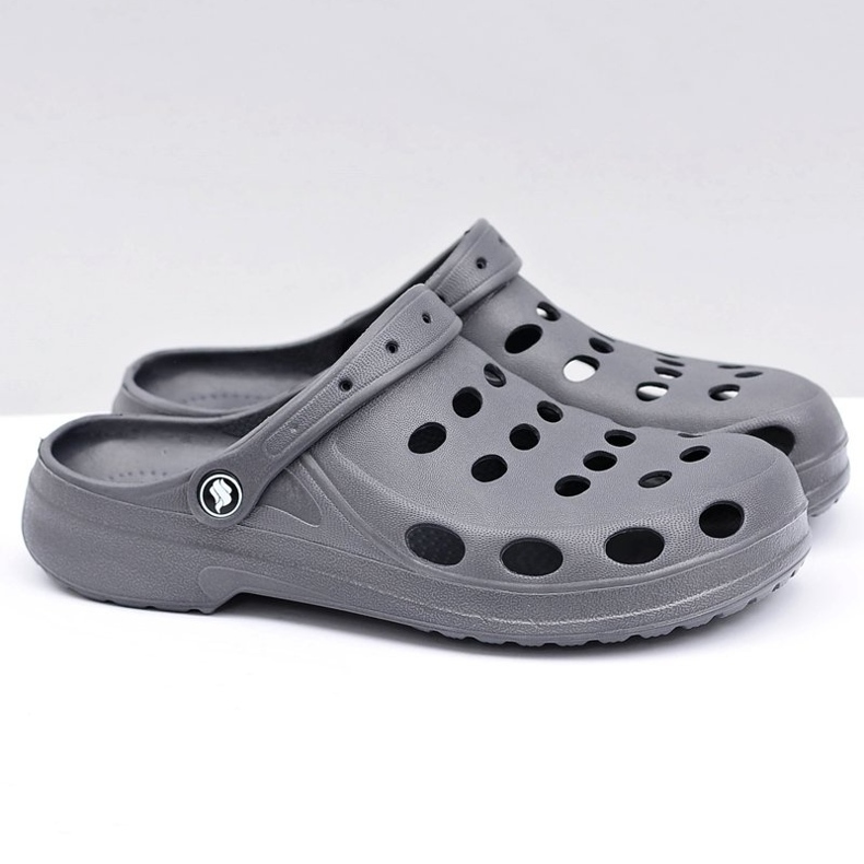 Flameshoes Sandalias Chanclas Hombre Gris 1