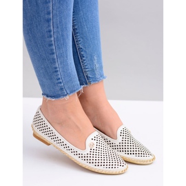 Lu Boo | Bailarinas blancas con estilo calado de Lordsy blanco 8
