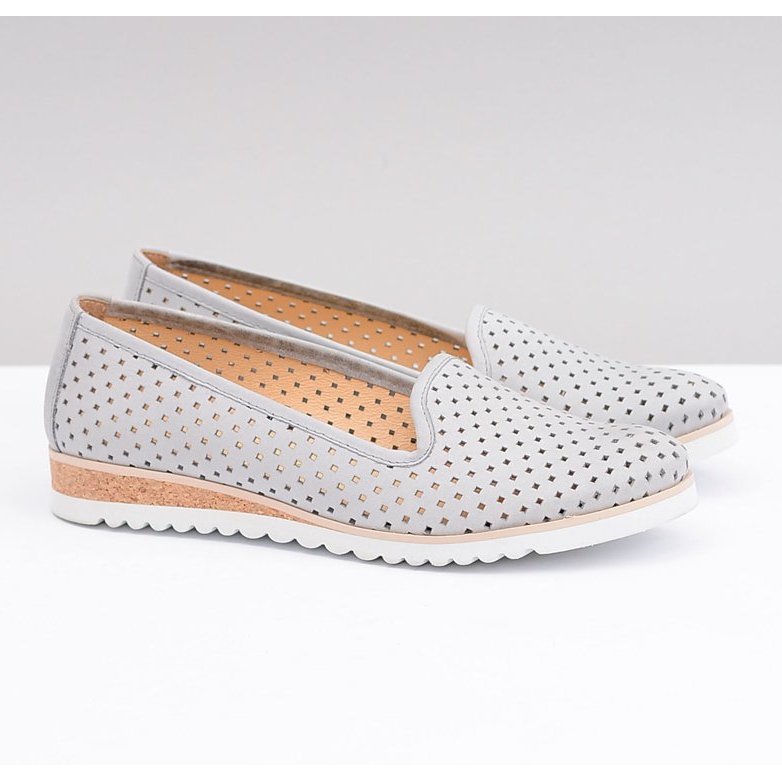 Stagórs Bailarina de cuero gris polaco Lordsy Gabi 1