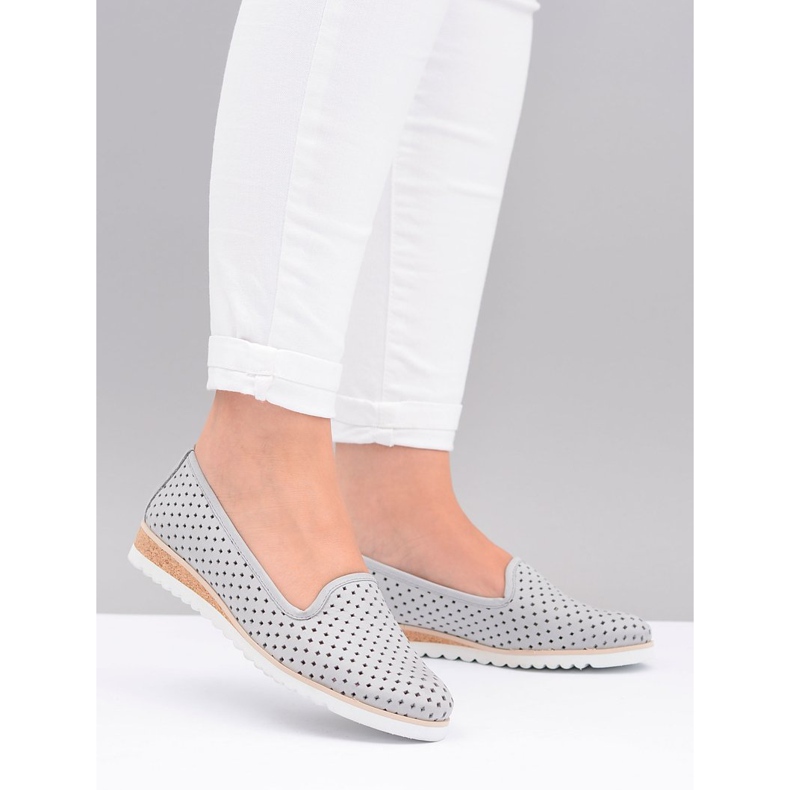 Stagórs Bailarina de cuero gris polaco Lordsy Gabi 2