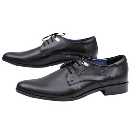 Mario Boschetti Elegantes zapatos formales negros de Damaso 7