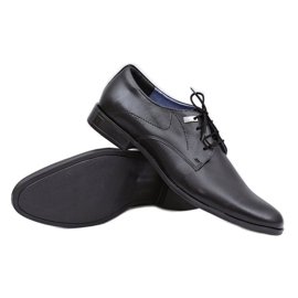 Mario Boschetti Elegantes zapatos formales negros de Damaso 4