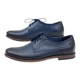 Zapatos de hombre de cuero azul marino Nikopol James 5