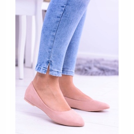 PS1 Bailarinas Mujer Rosa Suede Bueno rosado 3