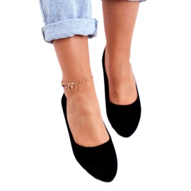 PS1 Bailarinas Negras Suede Bueno negro 3