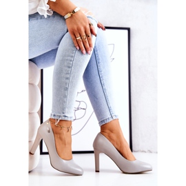 Bombas para mujeres en el Post Gray Sergio Leone gris 6