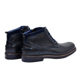 Nikopol Botas de Hombre Piel Cálida Zapatos Negros Piere 2