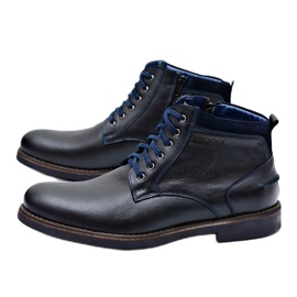 Nikopol Botas de Hombre Piel Cálida Zapatos Negros Piere 4