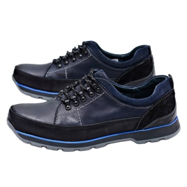 KOMODO Zapatos Brogues para Hombre Azul Marino Outdoor Ivar 6