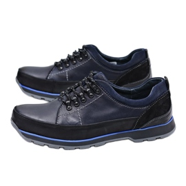 KOMODO Zapatos Brogues para Hombre Azul Marino Outdoor Ivar 4
