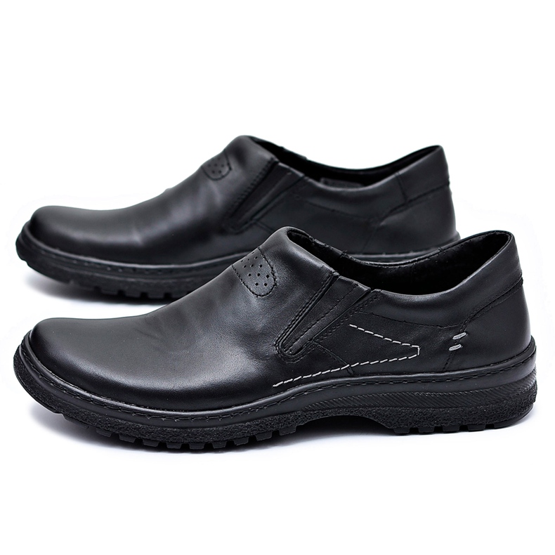KOMODO Zapatos Brogues Piel Negras De Hombre Tallas Grandes Modestas negro 1