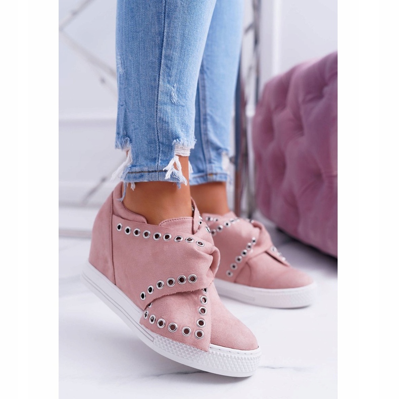Zapatillas de mujer Cuñas Lu Boo Pink Margo rosado 2