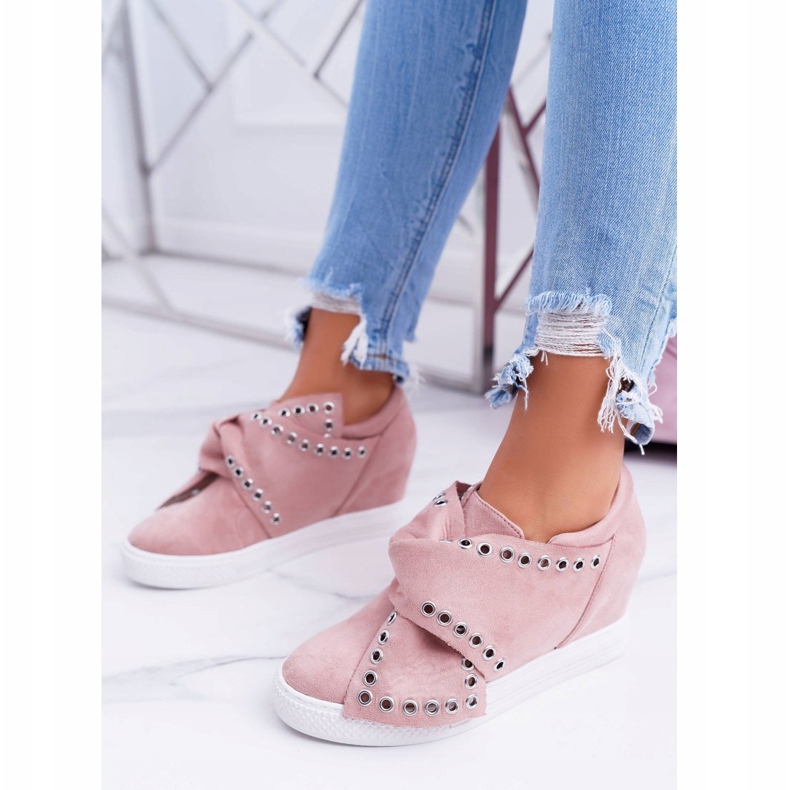 Zapatillas de mujer Cuñas Lu Boo Pink Margo rosa 1