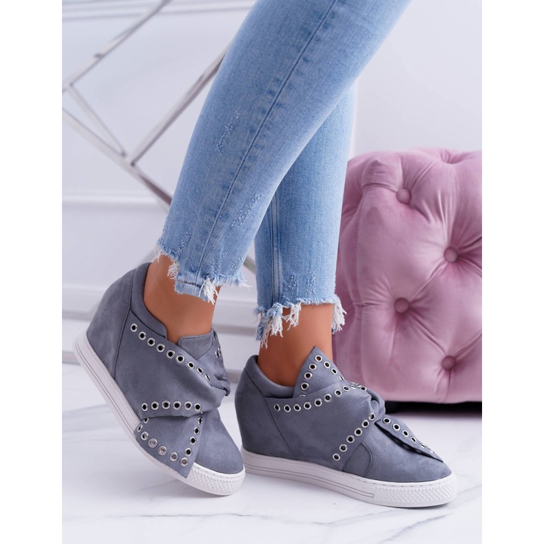 Zapatillas de mujer Grey Koturny Lu Boo Margo gris 2