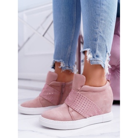 Zapatillas Mujer Rosa Lu Boo Lentejuelas Rosa Azúcar rosado 4