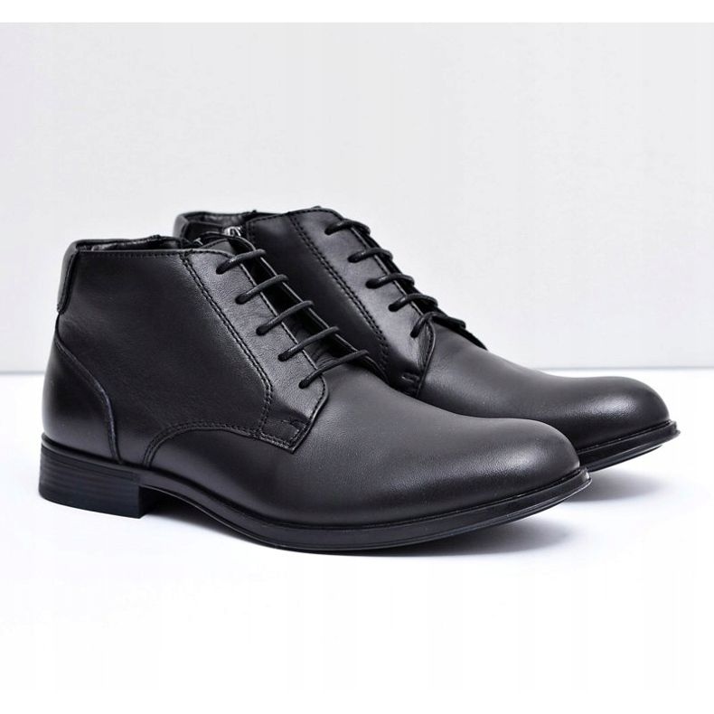 EVE Botas Hombre Piel Negro Zapatos Artemigo 1