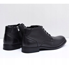 EVE Botas Hombre Piel Negro Zapatos Artemigo 3