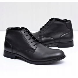 EVE Botas Hombre Piel Negro Zapatos Artemigo 4