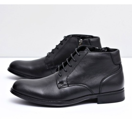 EVE Botas Hombre Piel Negro Zapatos Artemigo 5