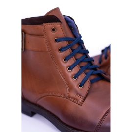 Nikopol Botas de hombre, botas de Mintos Trappers de color marrón polaco 7