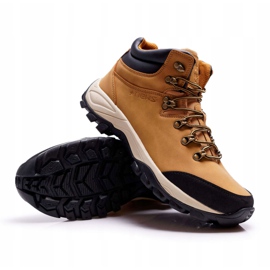 EVE Zapatos de trekking para hombre calentados con Lamb Jax marrón 7