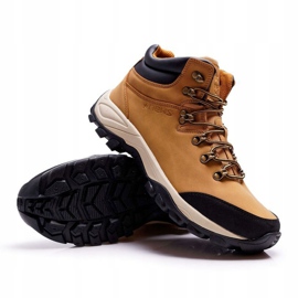 EVE Zapatos de trekking para hombre calentados con Lamb Jax marrón 3