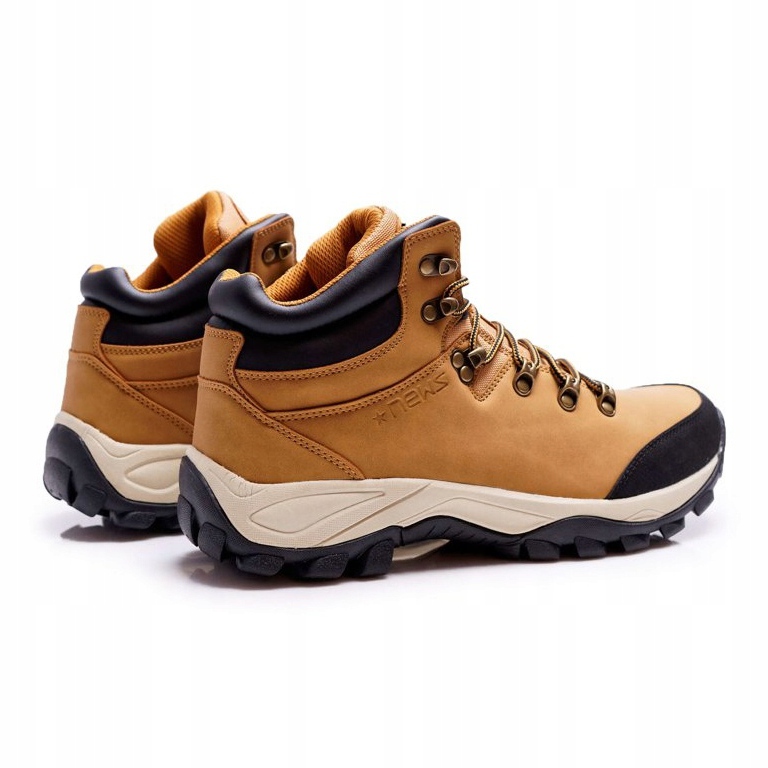 EVE Zapatos de trekking para hombre calentados con Lamb Jax marrón 1