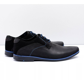 Mario Boschetti Zapatos Penegro Hombre Piel Negra 3