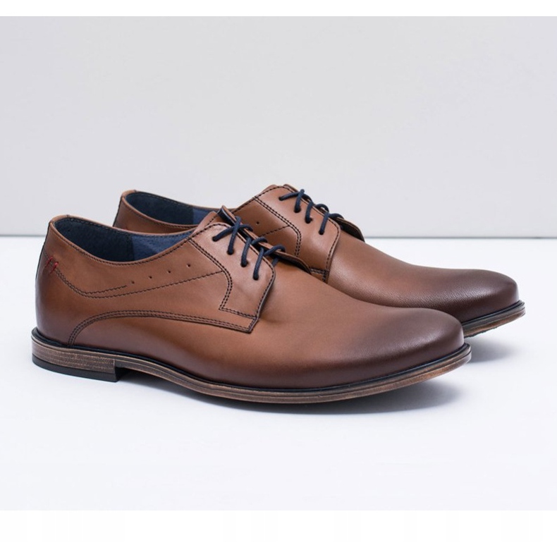 Zapatos James de Nikopol Brown Leather para hombre marrón 1