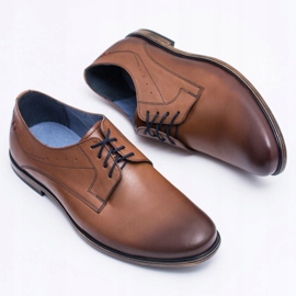 Zapatos James de Nikopol Brown Leather para hombre marrón 6