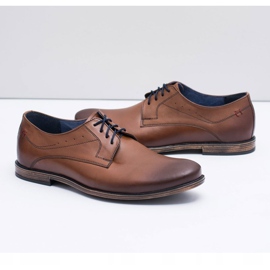 Zapatos James de Nikopol Brown Leather para hombre marrón 4