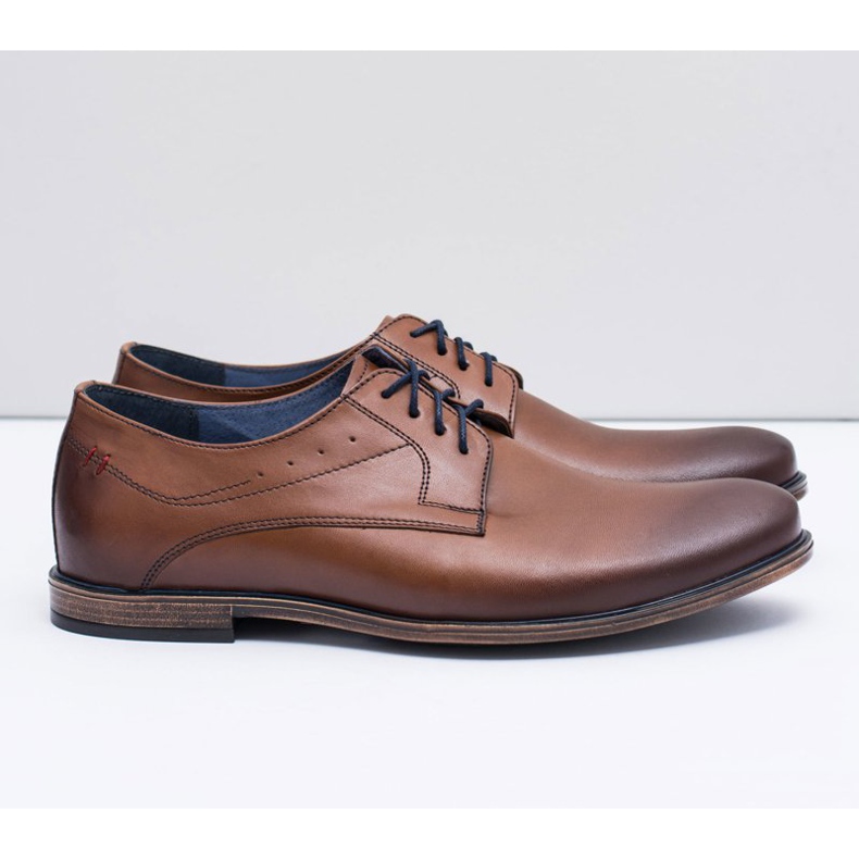 Zapatos James de Nikopol Brown Leather para hombre marrón 2