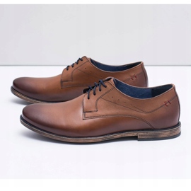 Zapatos James de Nikopol Brown Leather para hombre marrón 5