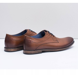 Zapatos James de Nikopol Brown Leather para hombre marrón 3