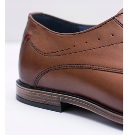 Zapatos James de Nikopol Brown Leather para hombre marrón 7