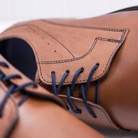 Zapatos James de Nikopol Brown Leather para hombre marrón 8