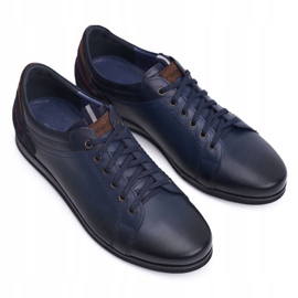 Zapatillas Deportivas Hombre Piel Azul Marino Nikopol Achilles 5