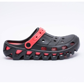 Flameshoes Zapatillas Hombre Negras Garden Ligeras Kroks Eva negro rojo 5