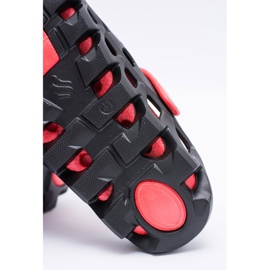 Flameshoes Zapatillas Hombre Negras Garden Ligeras Kroks Eva negro rojo 6