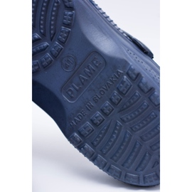 Flameshoes Pantuflas De Hombre Para Piscina Kroks Eva Azul Marino 5